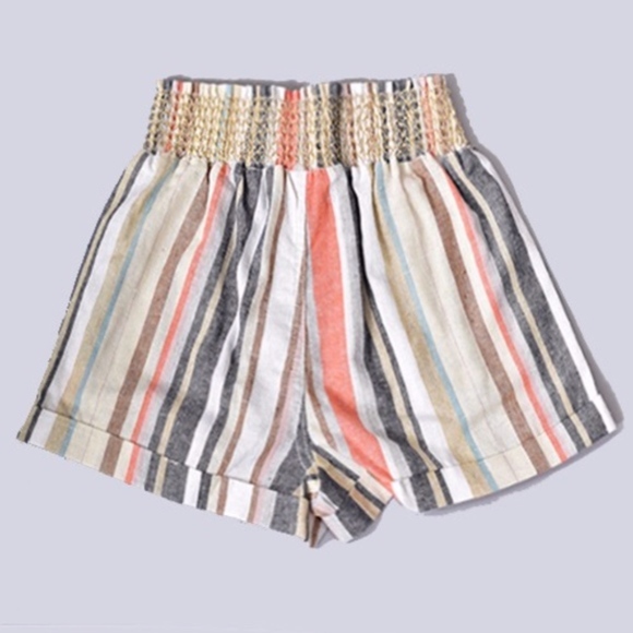MIKAYLA Striped Spring shorts    - Picture 3 of 4